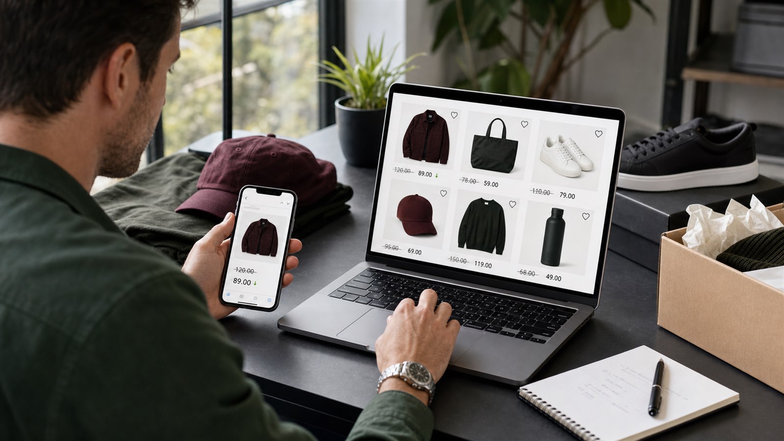 Shopify merchant planning a wishlist price-drop campaign around saved products